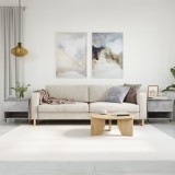 vidaXL Mese de cafea, 2 buc., gri beton, 50x46x50 cm, lemn compozit