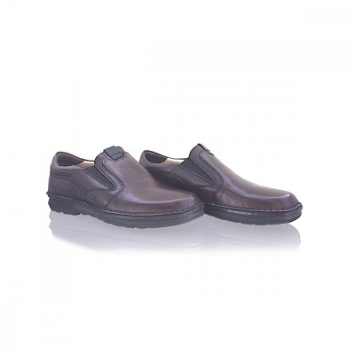 Pantofi barbati, Gitanos, GIT-6993, casual, piele naturala, maro foto