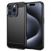 Husa pentru Apple iPhone 15 Pro, Techsuit, Carbon, Neagra