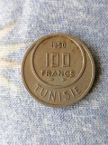 100 FRANCS 1950 TUNISIA, Africa