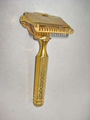 B512-I-Aparat Ras Ever Ready USA bronz aurit anii 1900-1930. foto