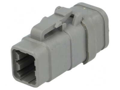 Conector cablu-cablu DTM 6 pini gri IP68 foto