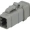Conector cablu-cablu DTM 6 pini gri IP68