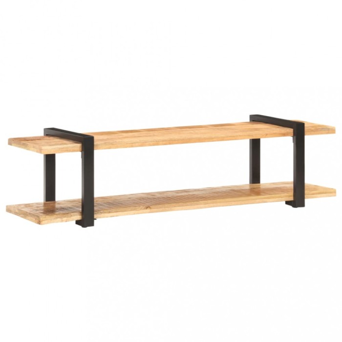 Gossi comoda tv, 160 x 40 x 40 cm, lemn masiv de mango nefinisat