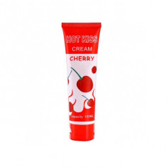 Lubrifiant Hot Kiss cu Aroma de Cirese, 100 ml