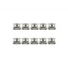 Set 10 buc. clema, agrafe fixare ornamente exterioare Ford Ecosport, 10.2017-2022; Ford Galaxy, 10.2015-04.2023; Ford Kuga, 01.2013-05.2024; Ford Mon, Rapid