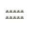 Set 10 buc. clema, agrafe fixare ornamente exterioare Ford Ecosport, 10.2017-2022; Ford Galaxy, 10.2015-04.2023; Ford Kuga, 01.2013-05.2024; Ford Mon