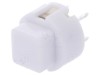 Comutator tastatură albă 2 poziții SPST-NO 0,01A 32VDC THT