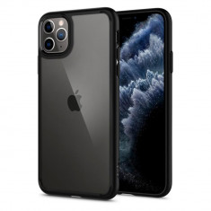 Husa Spigen Ultra Hybrid pentru Apple iPhone 11 Pro Negru Mat