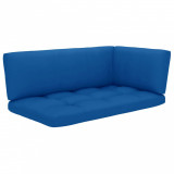 Perne pentru canapea din paleți, 3 buc., albastru regal, vidaXL