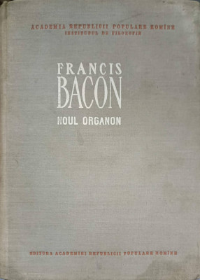 NOUL ORGANON-FRANCIS BACON-266521 foto