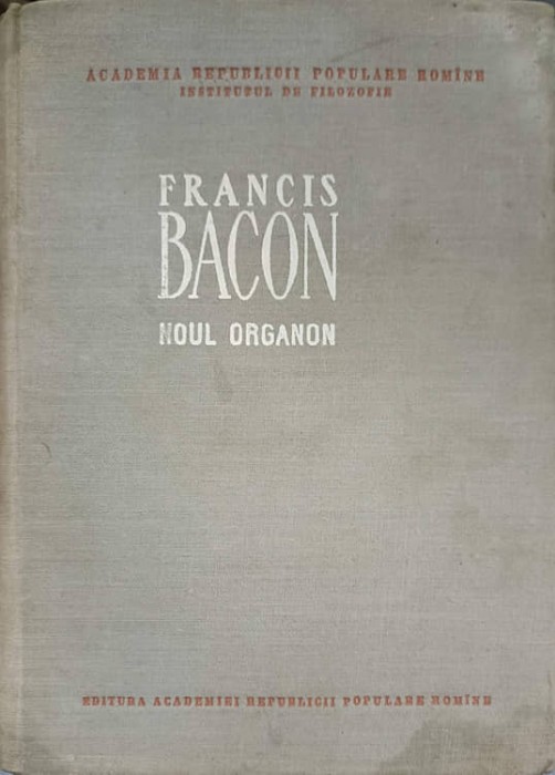 NOUL ORGANON-FRANCIS BACON-266521