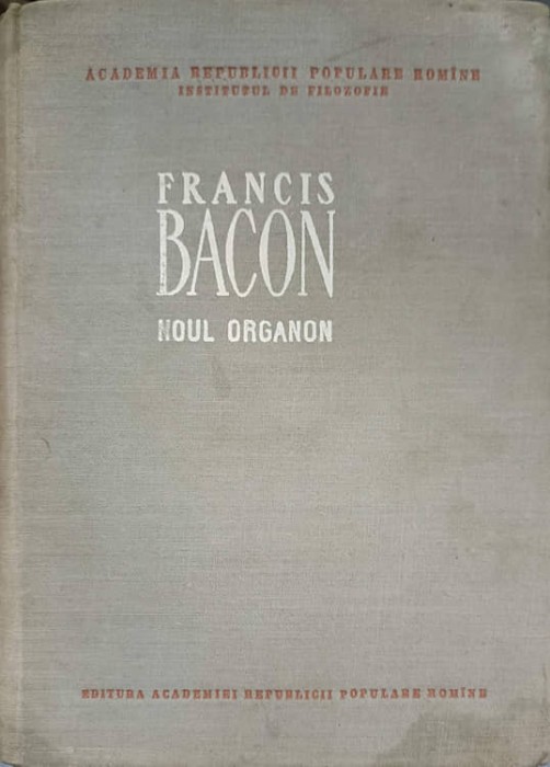 NOUL ORGANON-FRANCIS BACON