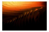 Tablou Canvas Dansul umbrei &icirc;n amurgul fluid, 39 x 26 cm, CMCLASS