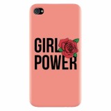 Husa silicon pentru Apple Iphone 4 / 4S, Girl Power 2