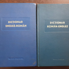 DICTIONAR ROMAN-ENGLEZ * ENGLEZ-ROMAN - Levitchi, Mihail Bogdan (2 vol)