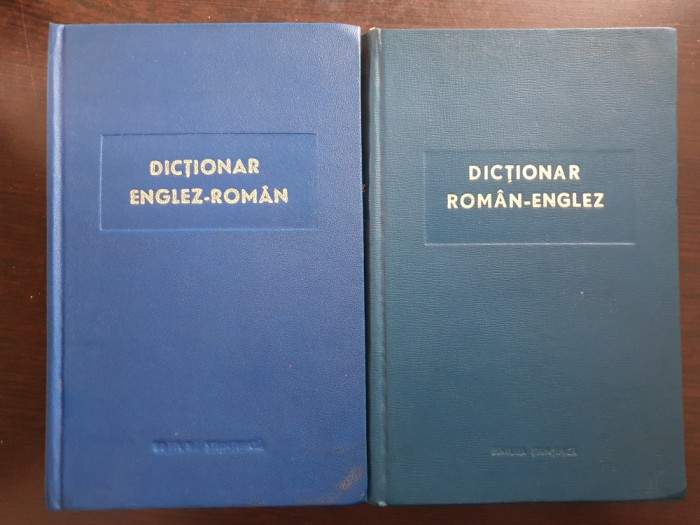 DICTIONAR ROMAN-ENGLEZ * ENGLEZ-ROMAN - Levitchi, Mihail Bogdan (2 vol)