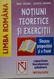 Limba romana. Notiuni teoretice si exercitii. Sintaxa propozitiei si a frazei &ndash; Iancu Saceanu, Eustatia Saceanu