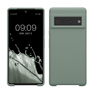 Husa Kwmobile pentru Google Pixel 6 Pro, Verde, Silicon, KWM000013OI048C foto