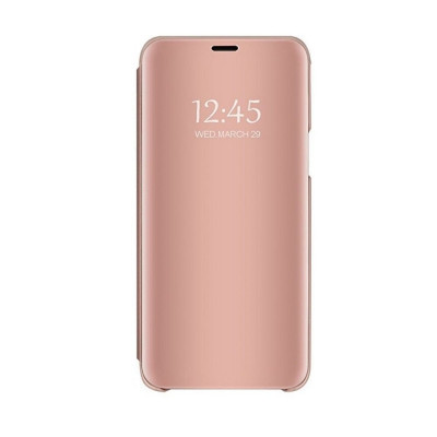 Husa XIAOMI Mi 9T \ Mi 9T Pro \ K20 \ K20 Pro - Flip Wallet Clear (Roz-Auriu) Blister foto