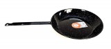Tigaie pentru prajit, maner lung, otel emailat vitrificat, 30 cm, La Ideal, Garcima, GRC20130