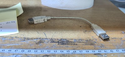 Cablu Usb Mama - Usb Tata 10 cm #A8258 foto