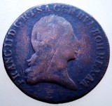 Moneda Austria Franz II 3 Kreuzer 1800 E, KM# 2115, Cupru, Circulata