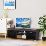 Cumpara ieftin HomCom Mobilier Modern pentru TV cu 2 uși din lemn, 140x40x44cm