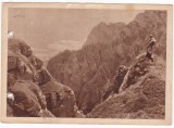 AMS - ILUSTRATA 1369, MUNTII BUCEGI - VALEA JEPILOR, ANUL 1957, cu perforari