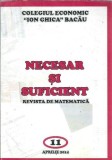 Necesar si suficient. Revista de matematica 11/2014