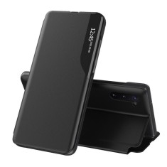 Husa Samsung Galaxy Note 10 Eco Leather View flip tip carte, negru foto