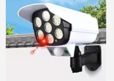 Camera Led Solara Falsa Senzor miscare,Telecomanda foto