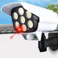 Camera Led Solara Falsa Senzor miscare,Telecomanda