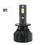 Cumpara ieftin BZRSH Set 2 Becuri LED T55 Mini H1 H4 H7 H11 180W Canbus 23000Lm 6000K H1