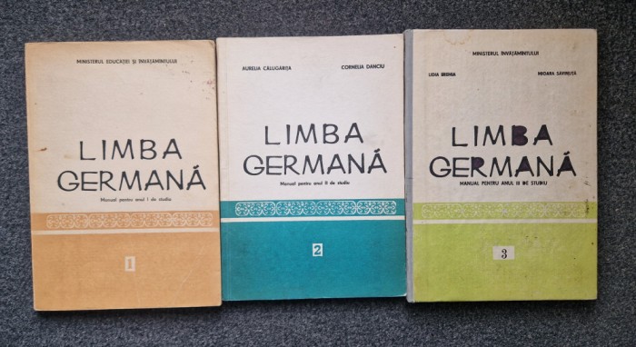 LIMBA GERMANA MANUAL PENTRU ANUL I, II, III-IV DE STUDIU - Eremia, Savinuta