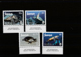 Samoa 2016-Fauna,WWF,Testoase,Serie 4 valori,cu margine,MNH,Mi.1348-1351, Nestampilat