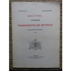 BULETINUL COMISIUNII MONUMENTELOR ISTORICE , PUBLICATIUNE TRIMESTRIALA ANUL VIII , FASC. 31 , IULIE -SEPTEMBRIE 1915