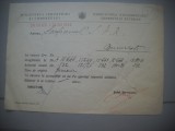 HOPCT DOCUMENT VECHI 313 MINISTERUL INDUSTRIEI COMERT EXTERIOR /BUCURESTI 1936, Documente