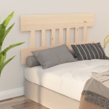 Cumpara ieftin Tăblie de pat, gri, 183,5x3x81 cm, lemn masiv de pin