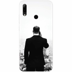 Husa silicon pentru Huawei P Smart 2019, Man In Suit foto