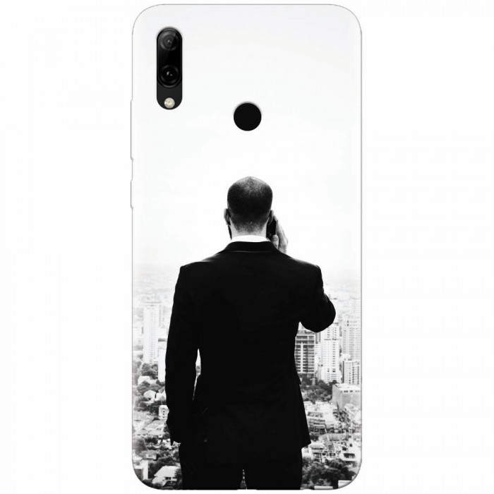 Husa silicon pentru Huawei P Smart 2019, Man In Suit