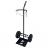 Carucior Butelie Gaz VivaTechnix VMD-1028, Max 60L, 56x40x117cm, Roti mari 350-4, Otel, Negru