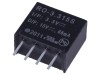 Convertor DC-DC Recom RO-3.315S, 1W, 3V intrare, 15V iesire, 66mA, SIP4