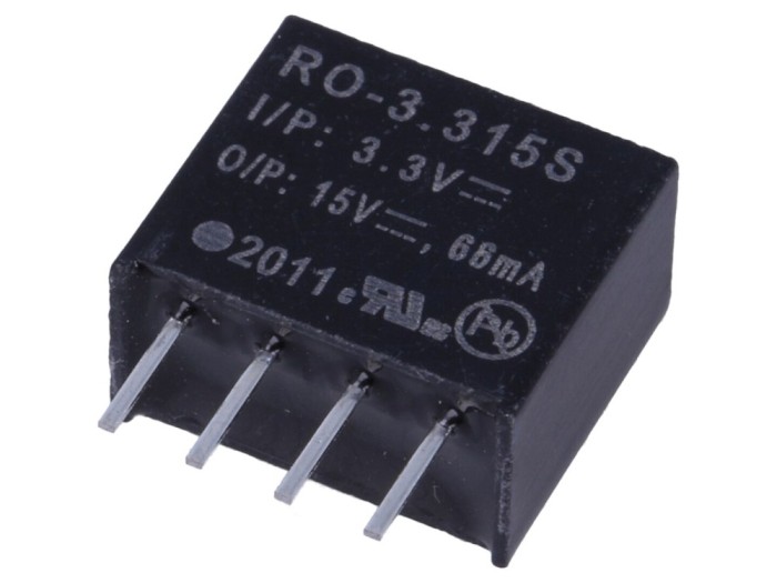 Convertor DC-DC 1W 3V la 15V