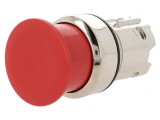 Comutator apăsare 22mm roșu