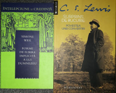 Simone Weil - Forme de iubire implicita + C. S. Lewis - Surprins de bucurie foto