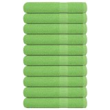 Cumpara ieftin Prosoape saună 10 buc Verde măr 80x200 cm 360 g/m&sup2; 100% bumbac