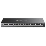 SWITCH TP-LINK 16-Port Gigabit Desktop Switch cu 16-Port PoE+, carcasa metalica &quot;TL-SG116P&quot; (timbru verde 2 lei)