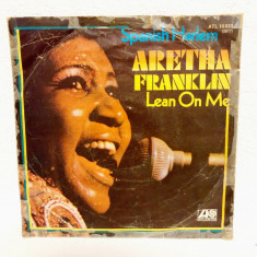 Aretha Franklin – Spanish Harlem / Lean On Me, vinil, Vinyl, 7", 45 RPM, Single