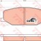 Set placute frana,frana disc SUZUKI JIMNY (FJ) (1998 - 2016) TRW GDB383